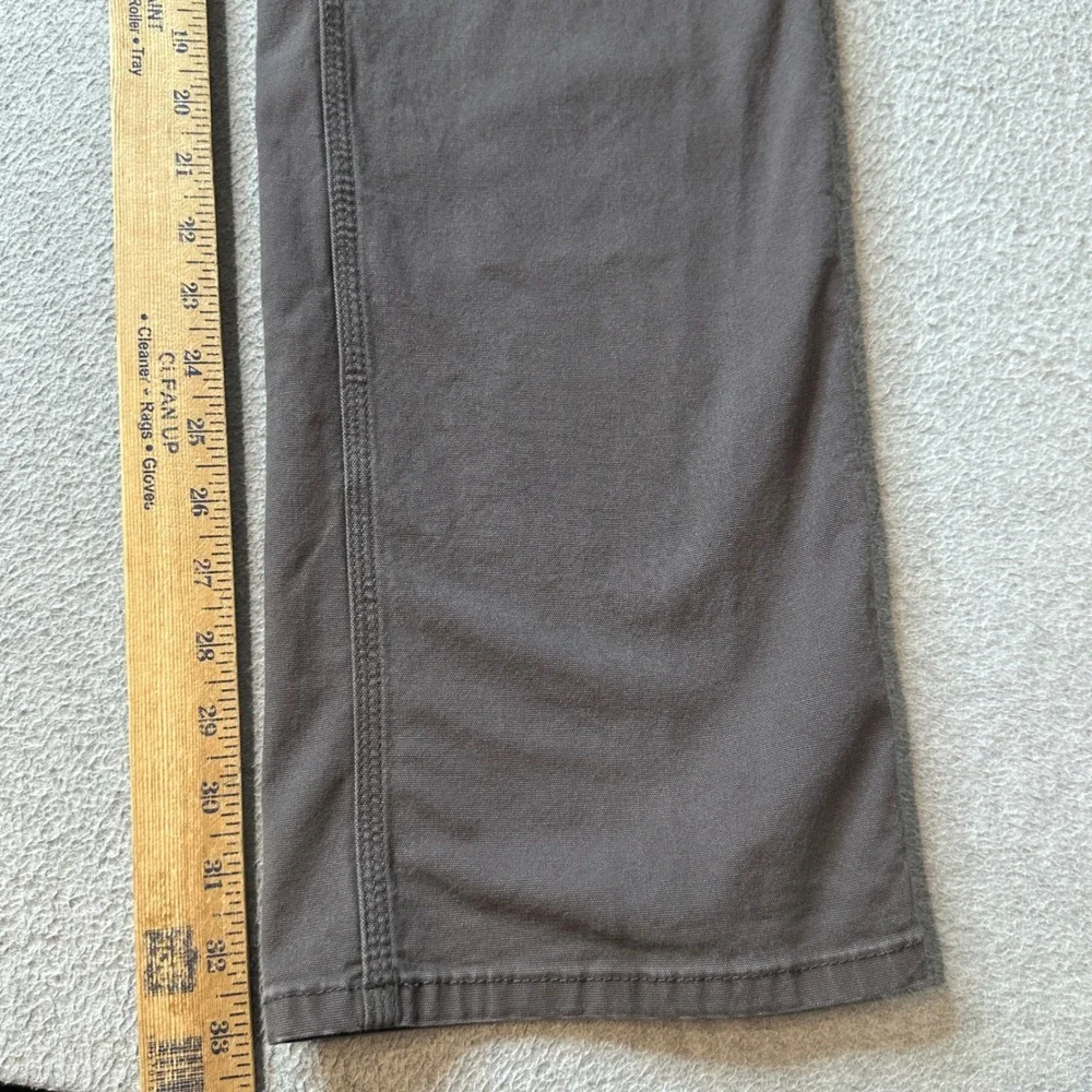 Ariat M4 Pants Mens 36x36 Grey Rebar Relaxed Straight Tough Canvas Utility Work
